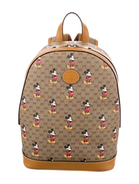 gucci mickey mouse backpack.